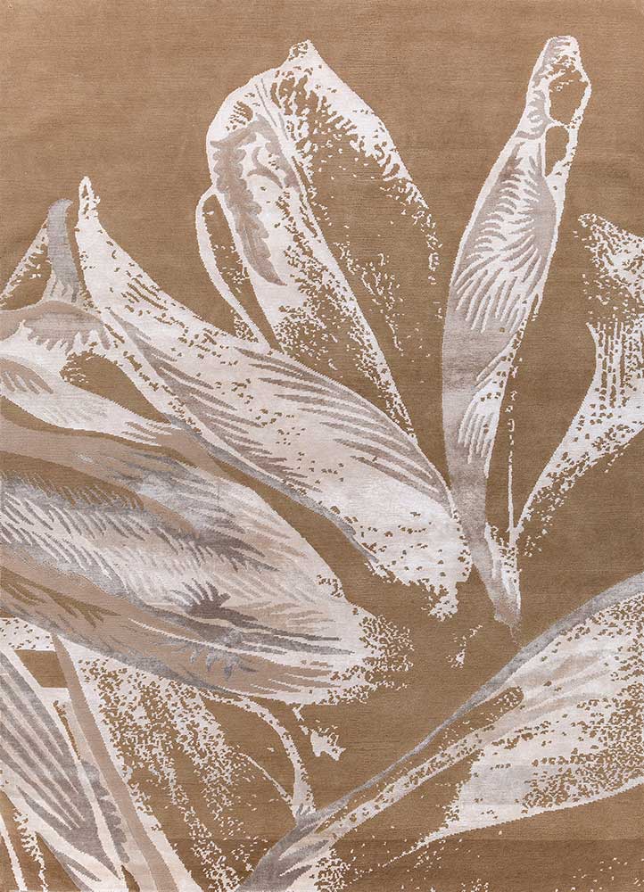 Wollteppich - 180 x 270 cm - beige