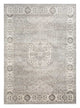 Wollteppich - 300 x 240 cm - silber