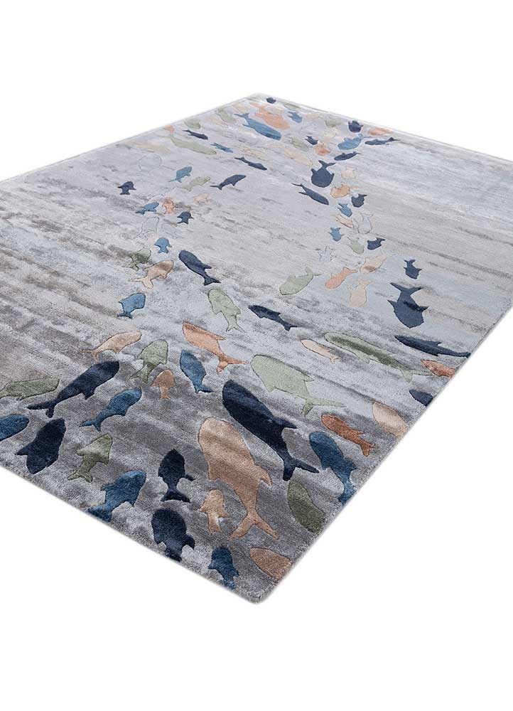 Designer Teppich - 150 x 240 cm - mehrfarbig