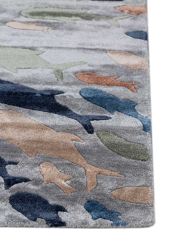 Designer Teppich - 150 x 240 cm - mehrfarbig