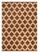 Wollteppich - 270 x 210 cm - braun