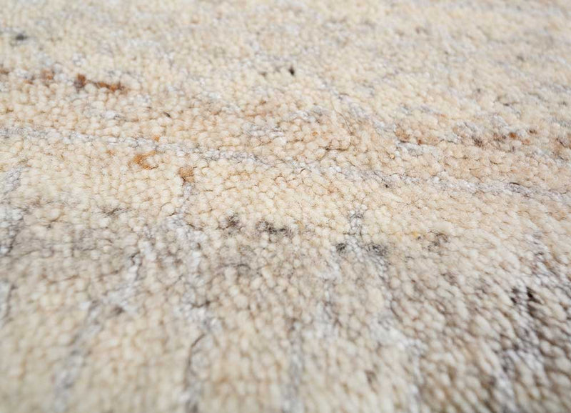 Wollteppich - 60 x 90 cm - creme