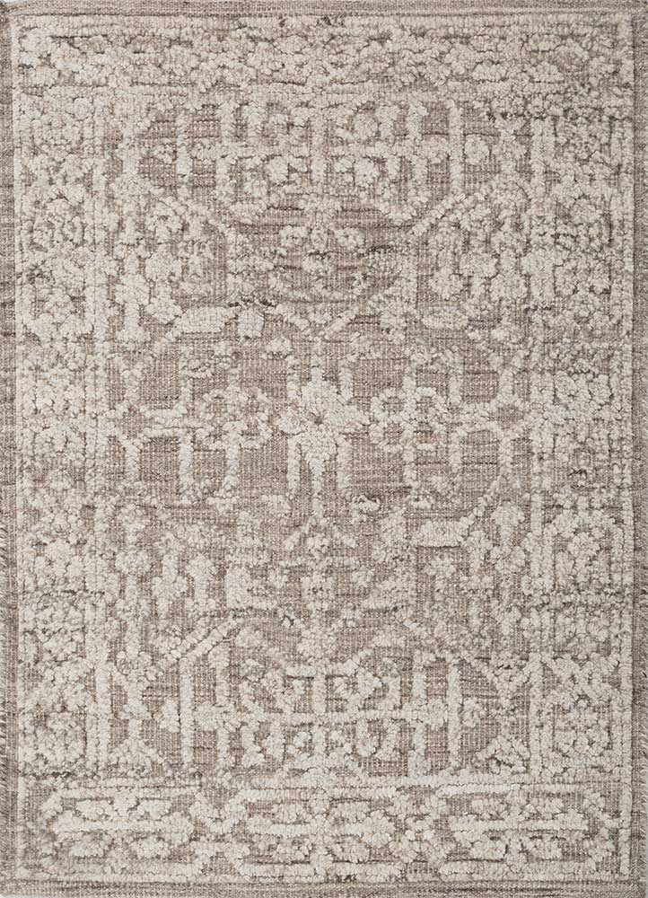 Wollteppich - 60 x 90 cm - beige