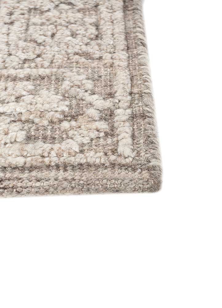 Wollteppich - 60 x 90 cm - beige