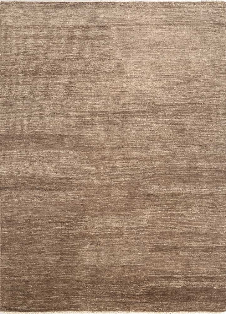 Wollteppich - 180 x 270 cm - dunkelbeige