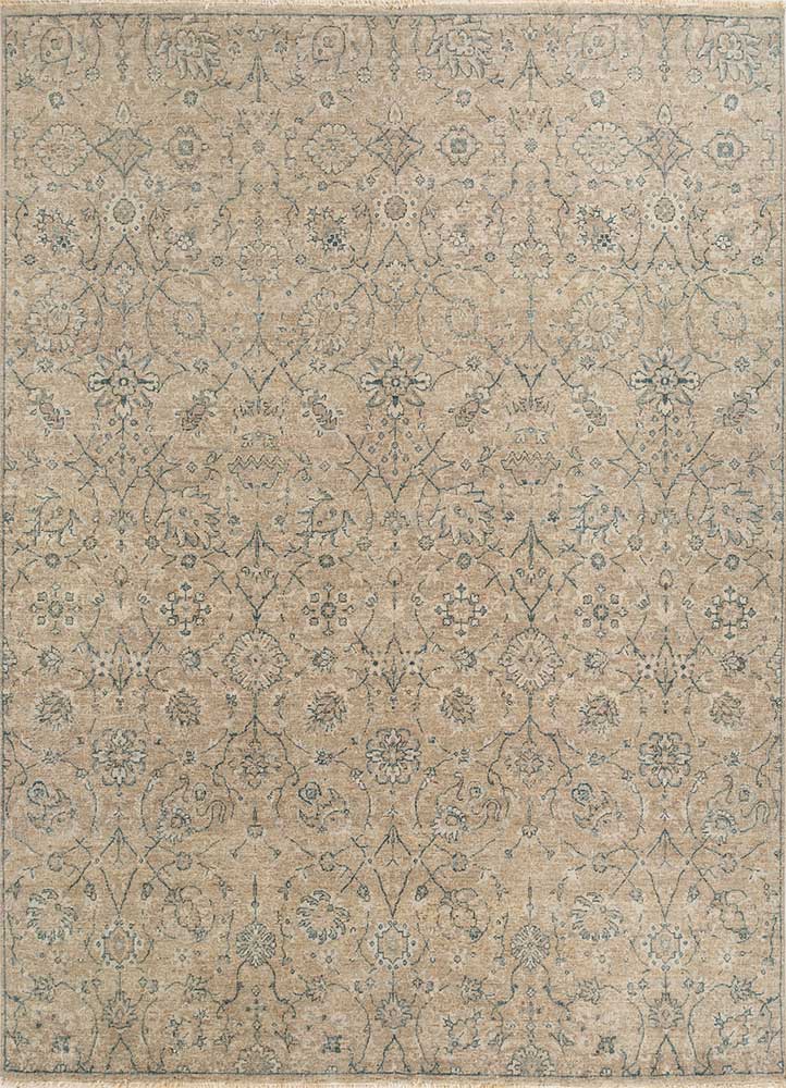 Wollteppich - 240 x 300 cm - gold