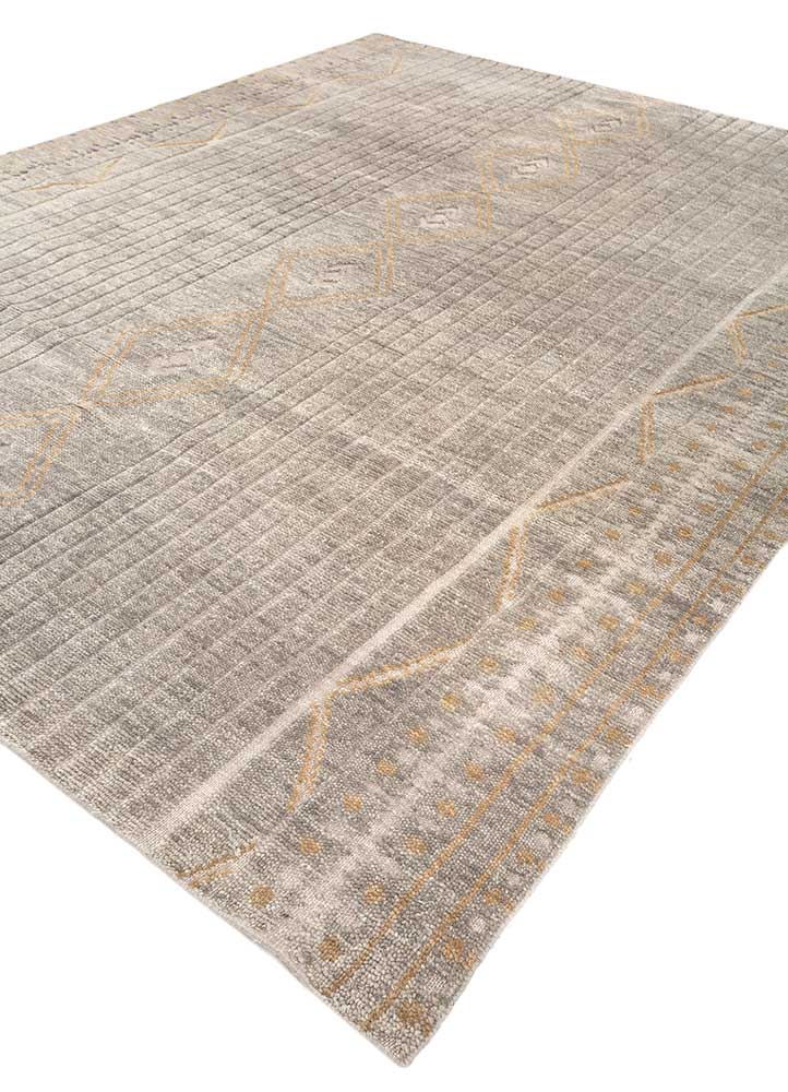 Wollteppich - 240 x 300 cm - dunkelbeige