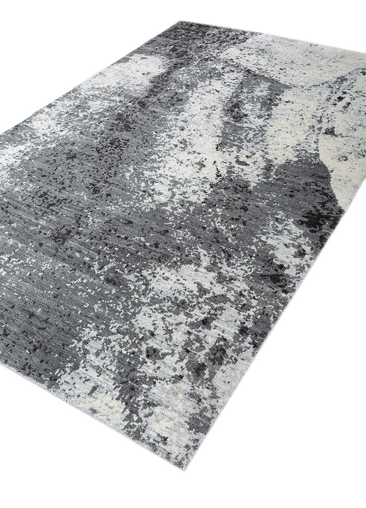 Wollteppich - 150 x 240 cm - grau