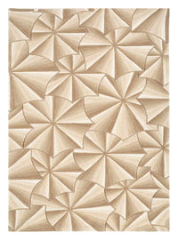 Wollteppich - 240 x 150 cm - gold