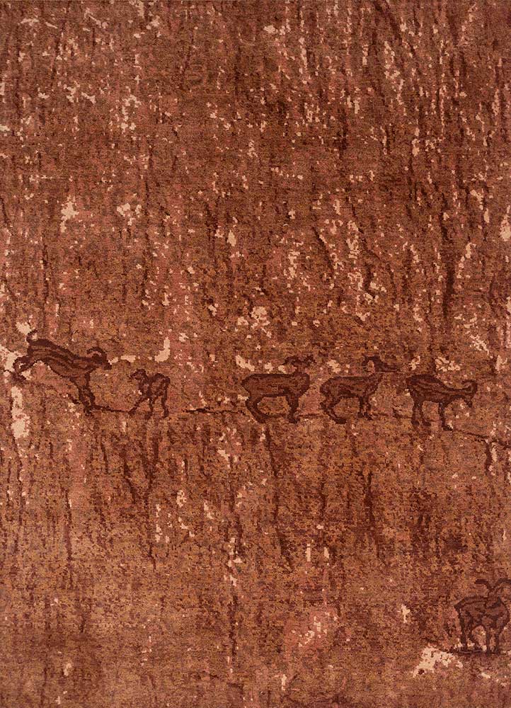 Wollteppich - 150 x 240 cm - orange