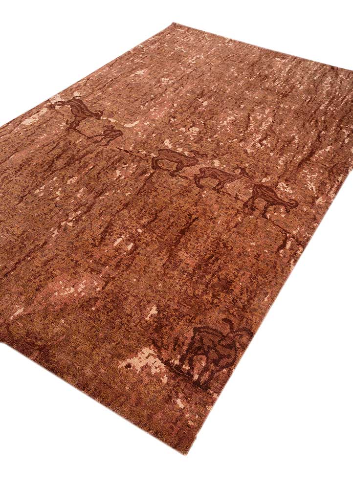 Wollteppich - 150 x 240 cm - orange