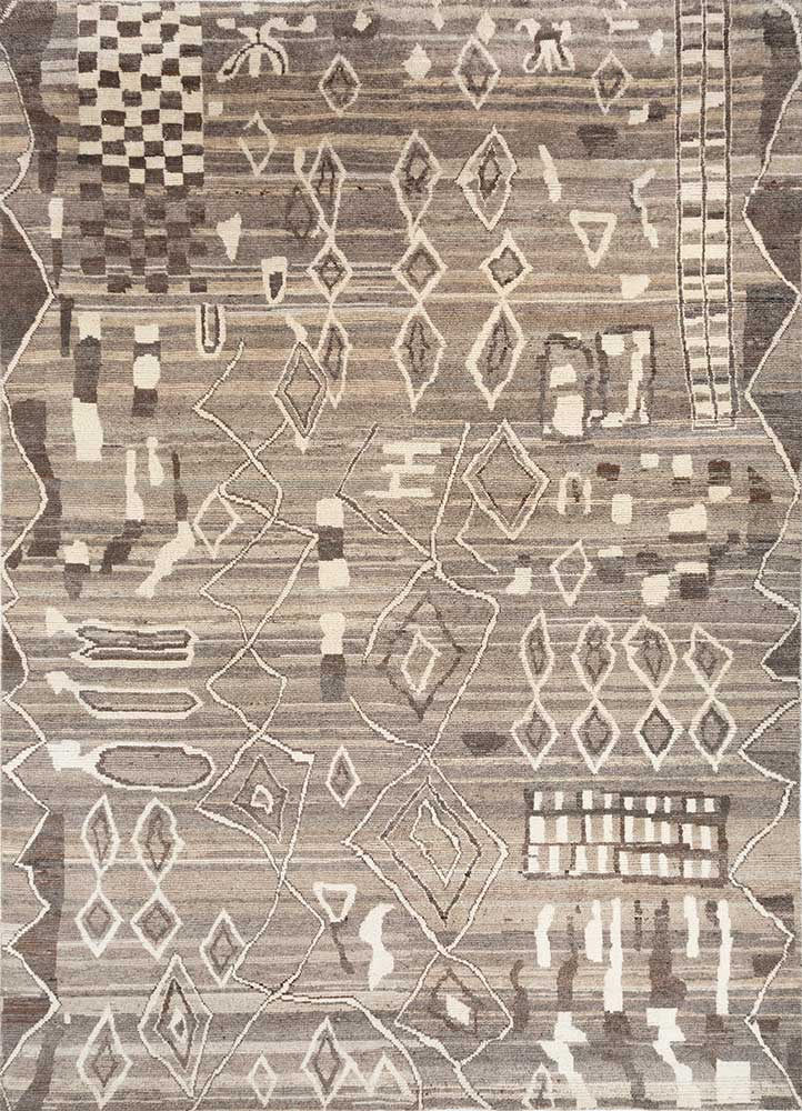 Wollteppich - 270 x 360 cm - beige