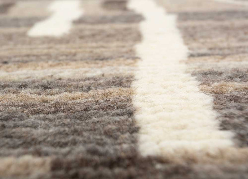 Wollteppich - 270 x 360 cm - beige
