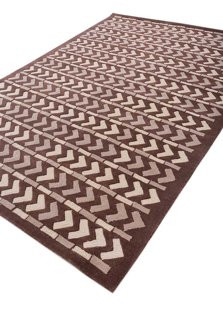 Wollteppich - 180 x 270 cm - beige