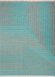 Wollteppich - 180 x 270 cm - türkis