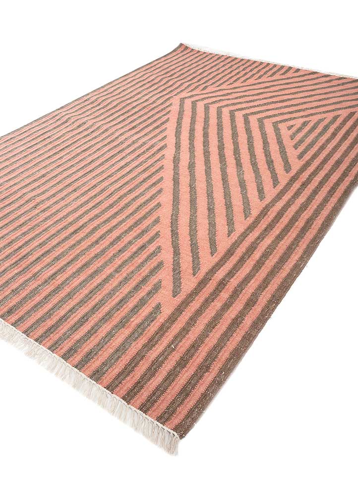 Wollteppich - 180 x 270 cm - orange