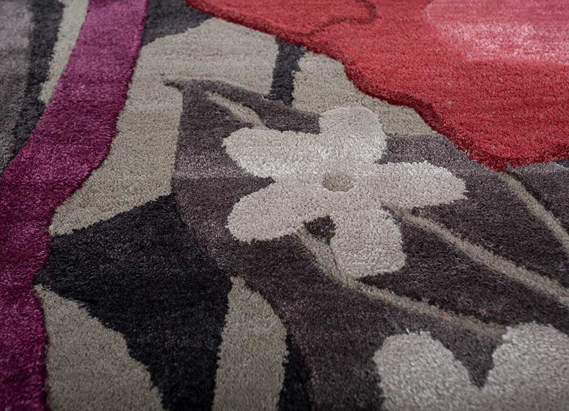 Wollteppich sonderform  - 180 x 270 cm - beige
