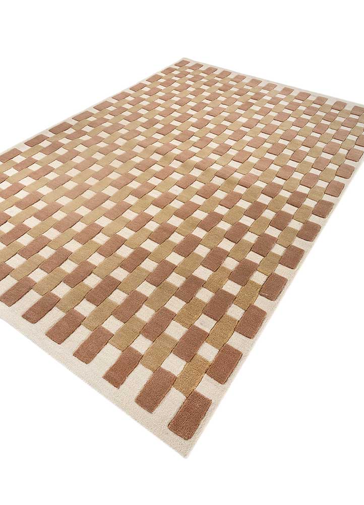 Wollteppich - 180 x 270 cm - braun