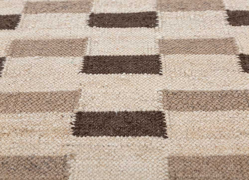 Wollteppich - 150 x 240 cm - creme