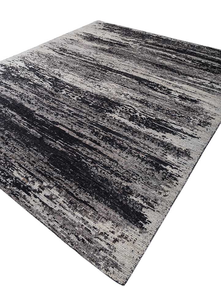 Wollteppich - 240 x 300 cm - grau