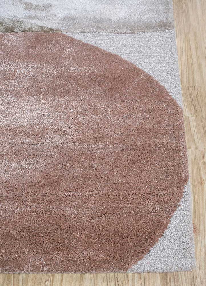 Wollteppich - 150 x 240 cm - silber