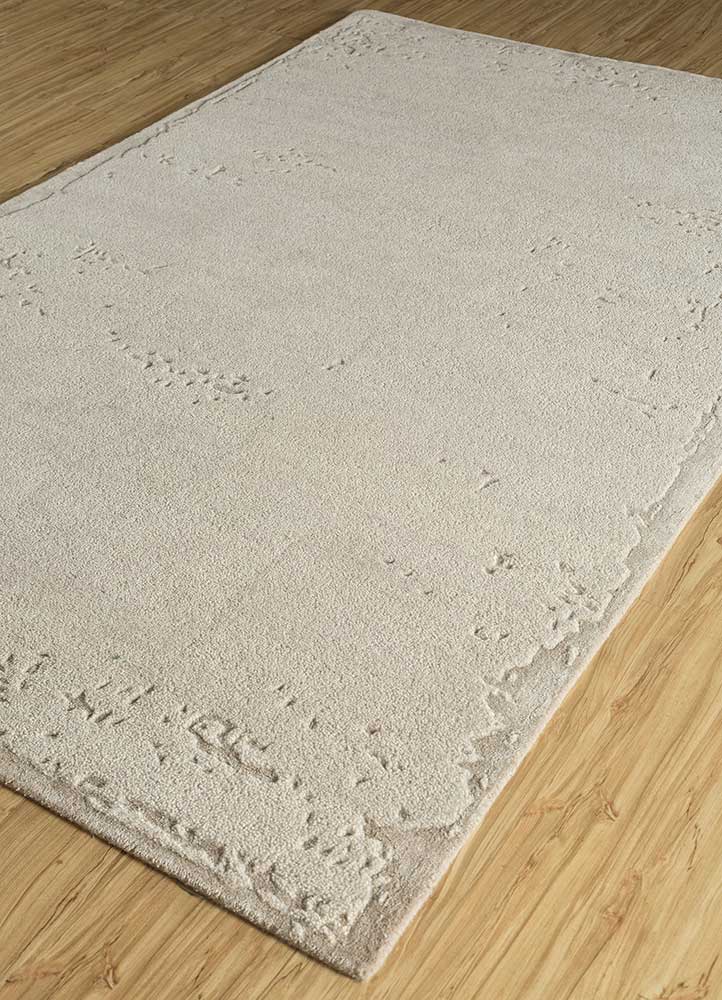 Wollteppich - 150 x 240 cm - creme