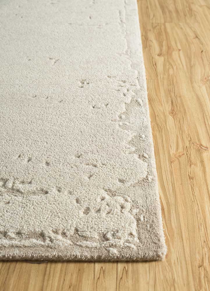 Wollteppich - 150 x 240 cm - creme