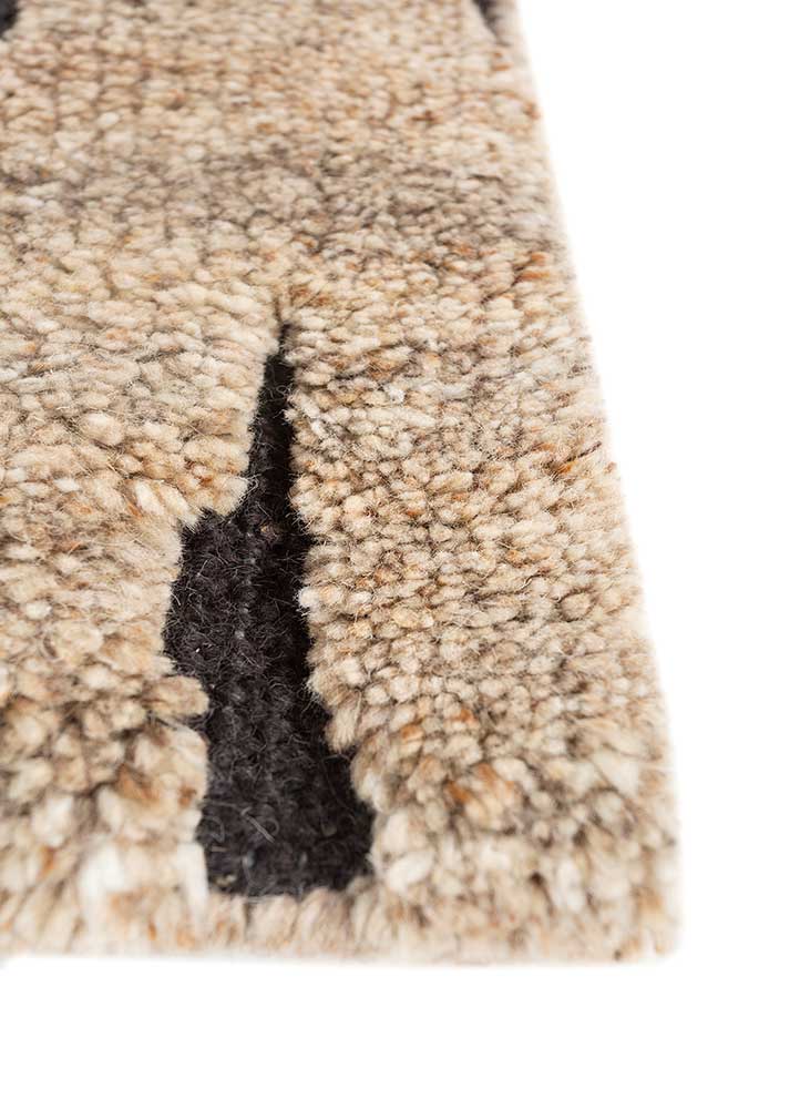 Wollteppich - 60 x 90 cm - beige