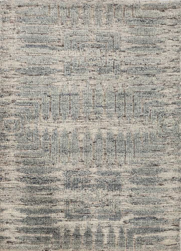 Wollteppich - 60 x 90 cm - grau