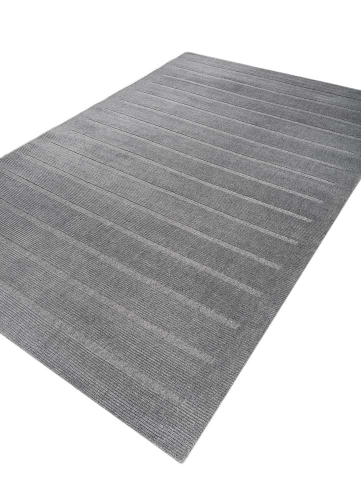 Wollteppich - 180 x 270 cm - grau