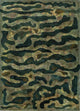 Wollteppich - 180 x 270 cm - grün