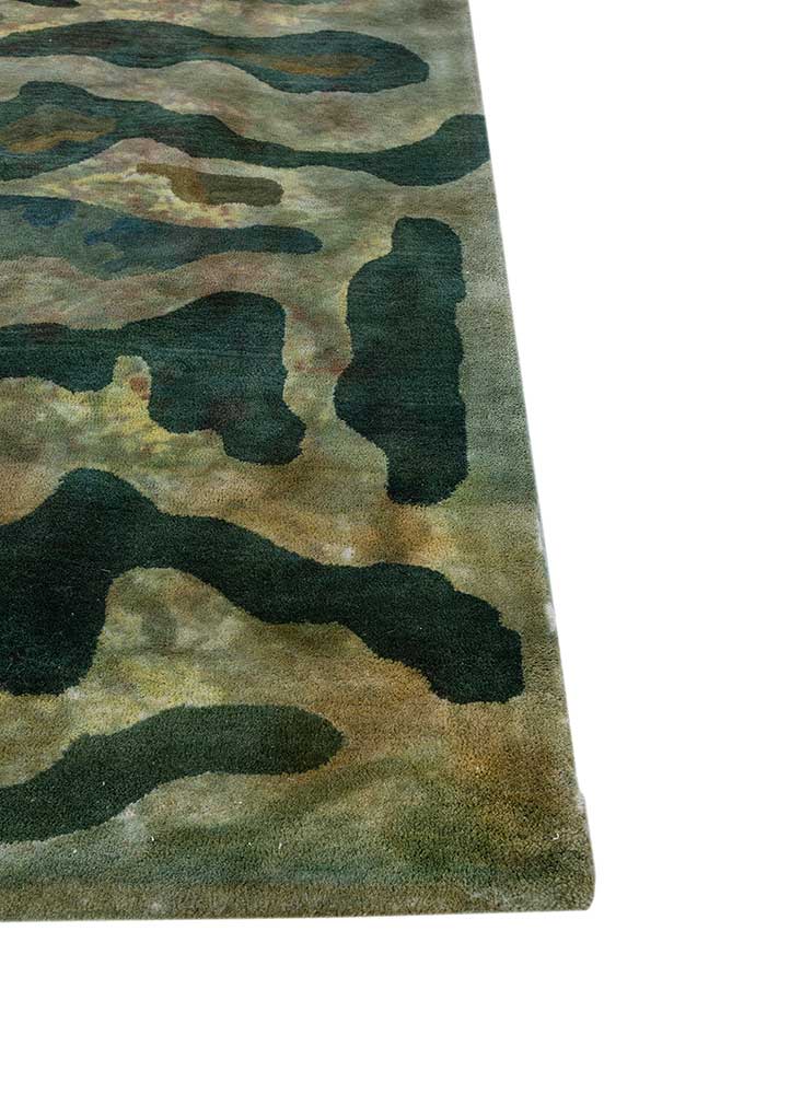 Wollteppich - 180 x 270 cm - grün