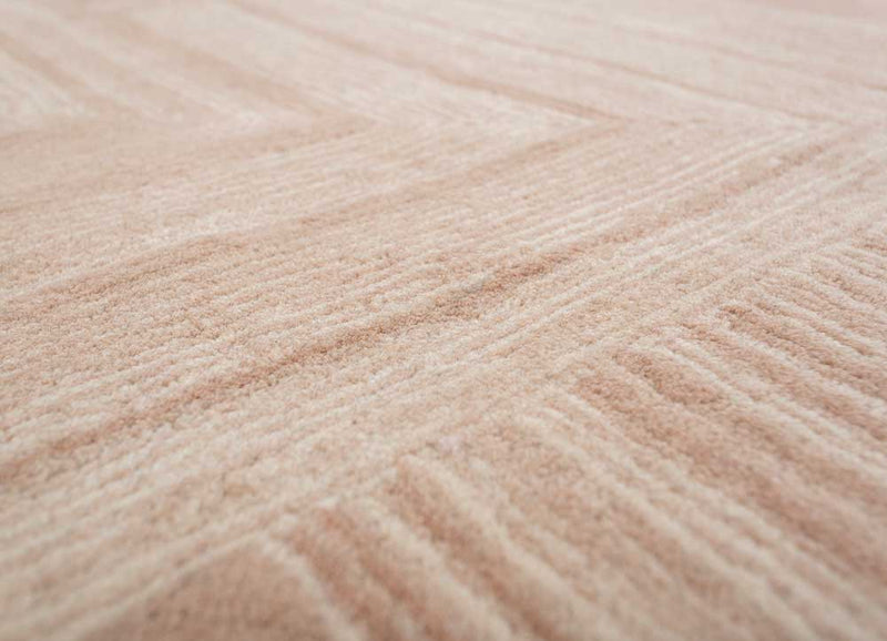 Wollteppich - 180 x 270 cm - beige