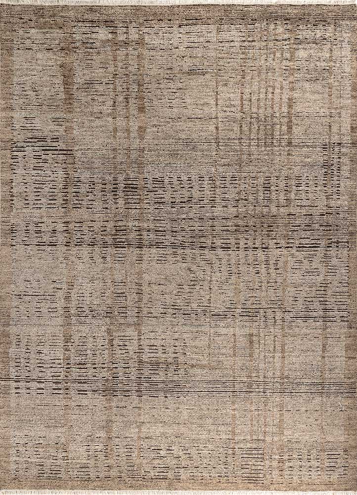 Wollteppich - 240 x 300 cm - dunkelbeige