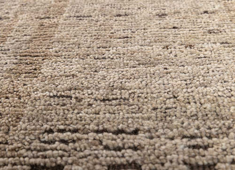 Wollteppich - 240 x 300 cm - dunkelbeige