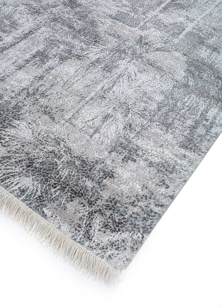 Designer Teppich - 240 x 300 cm - silber