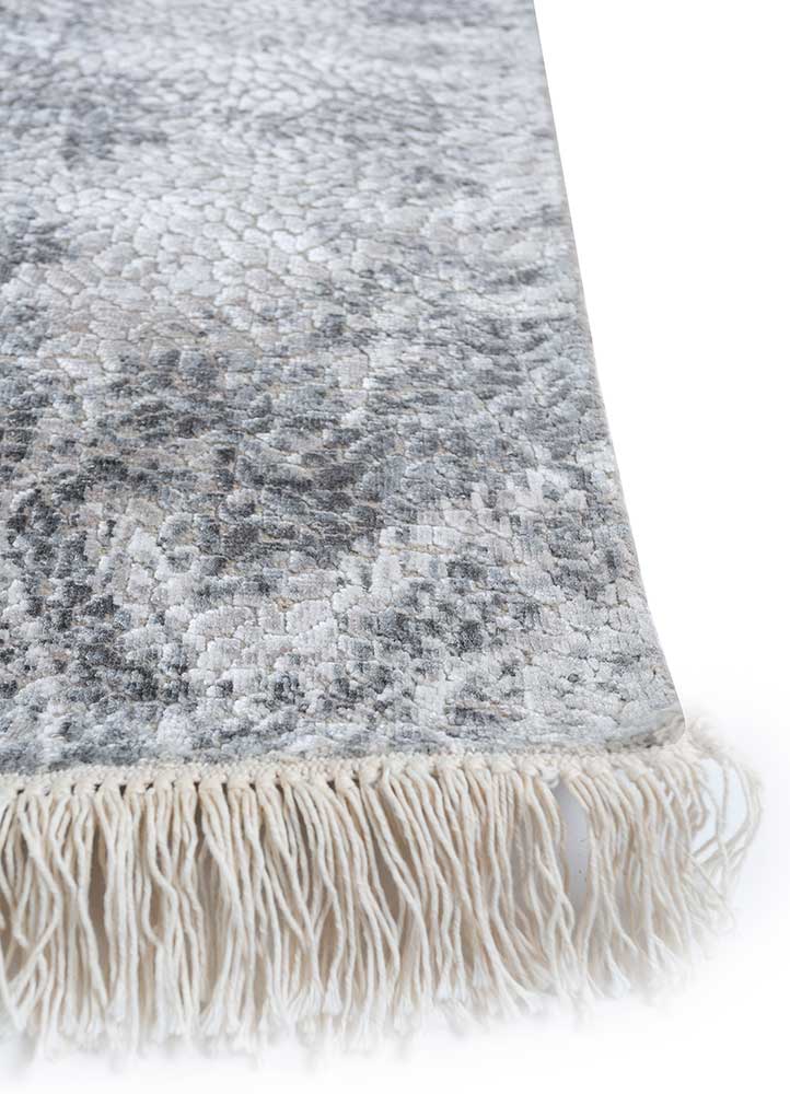 Designer Teppich - 240 x 300 cm - silber
