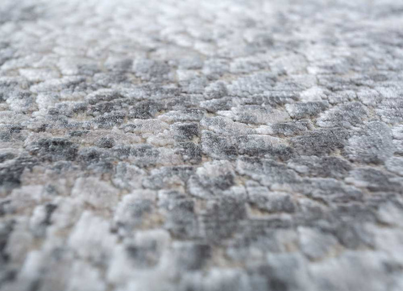 Designer Teppich - 240 x 300 cm - silber