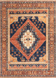 Wollteppich - 270 x 360 cm - blau