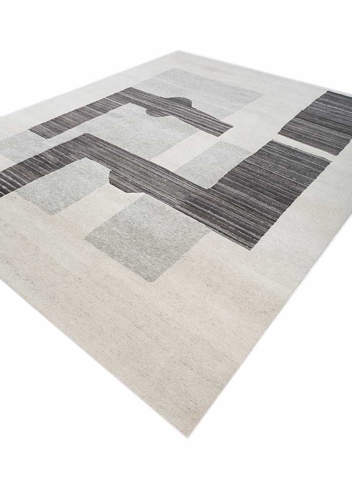 Wollteppich - 240 x 300 cm - grau