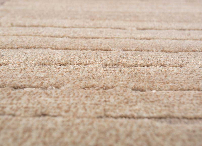 Wollteppich - 240 x 300 cm - beige