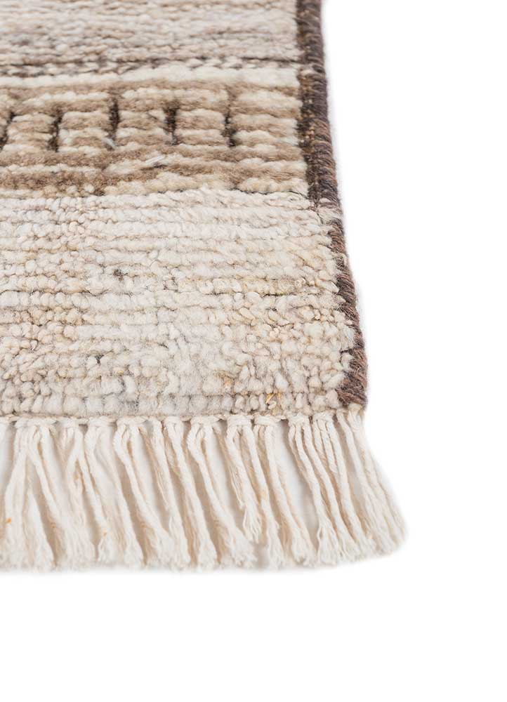 Läufer Woll - 75 x 240 cm - creme