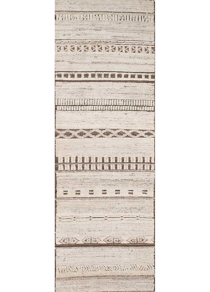 Läufer Woll - 75 x 240 cm - creme