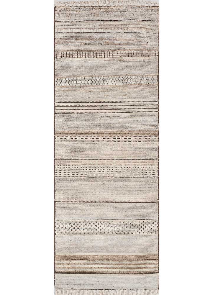 Läufer Woll - 75 x 240 cm - creme