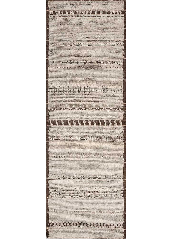 Läufer Woll - 75 x 240 cm - creme