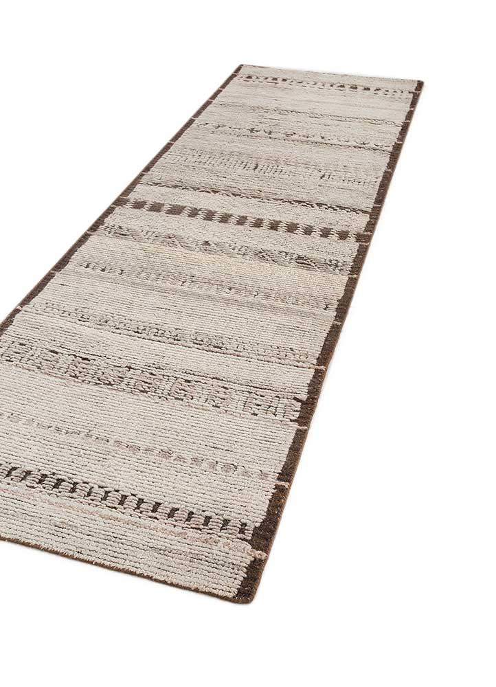 Läufer Woll - 75 x 240 cm - creme