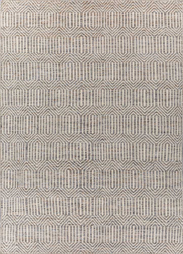 Wollteppich - 180 x 270 cm - hellgrau