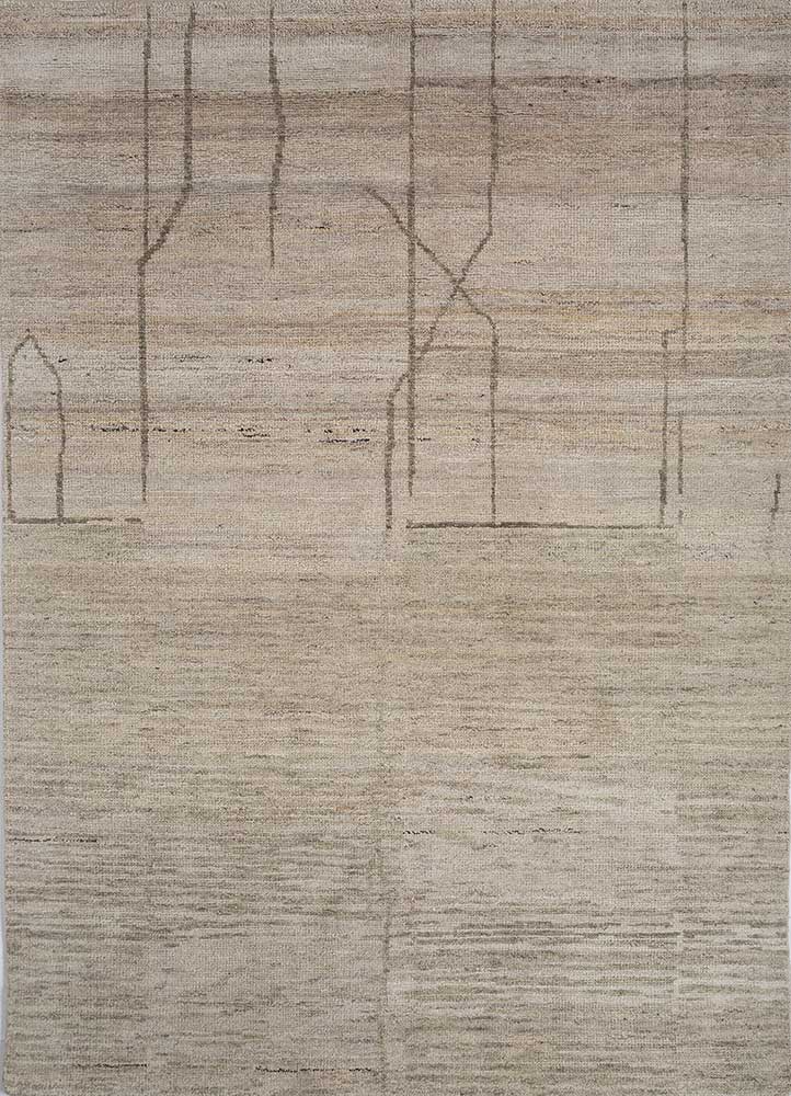 Wollteppich - 180 x 270 cm - creme
