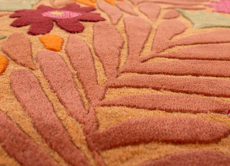 Wollteppich - 180 x 270 cm - orange