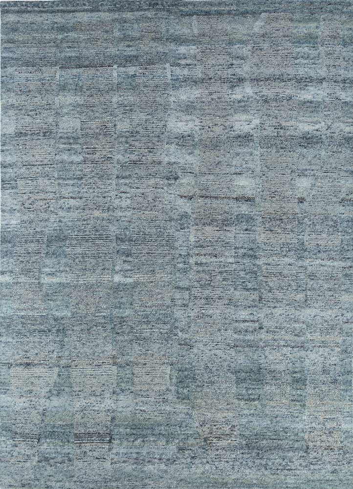 Wollteppich - 240 x 300 cm - blau